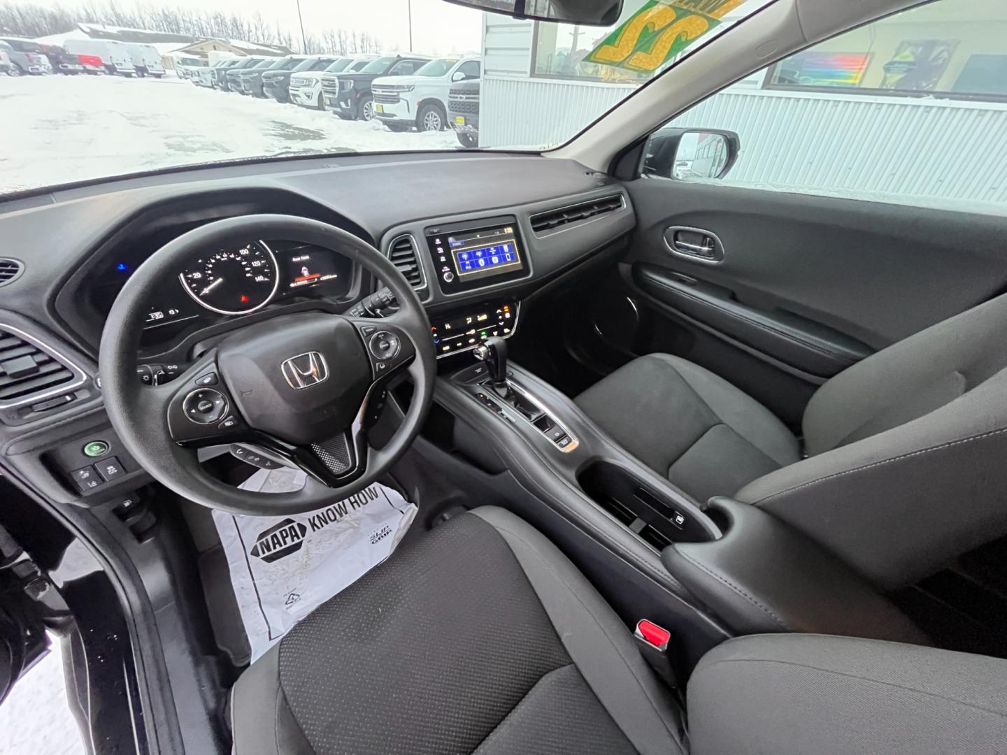 2022 Black /black Honda HR-V EX AWD (3CZRU6H57NM) with an 1.8L L4 DOHC 16V engine, CVT transmission, located at 1960 Industrial Drive, Wasilla, 99654, (907) 274-2277, 61.573475, -149.400146 - Photo#8